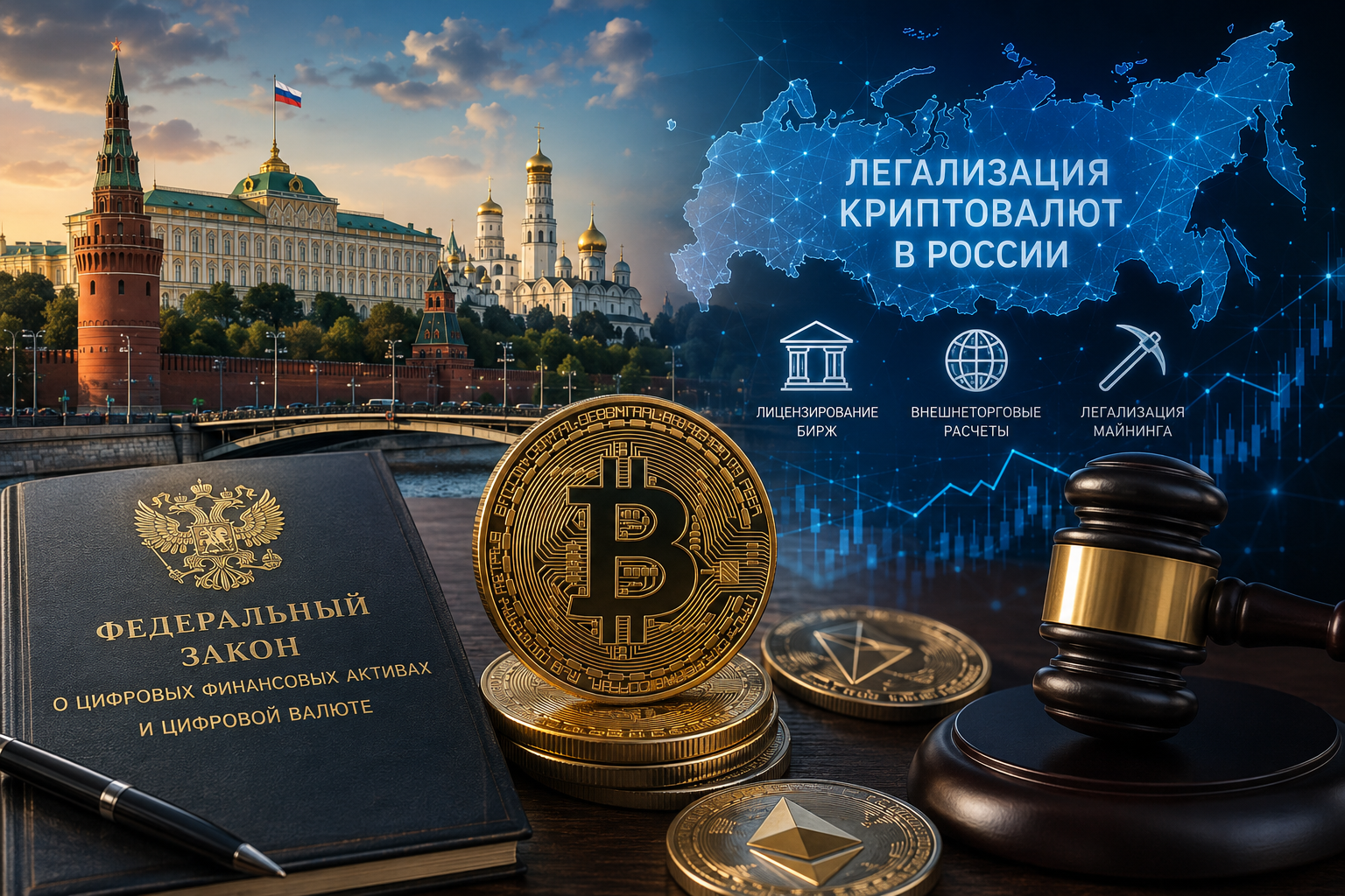 Цифровой прорыв: Совет Федерации одобрил закон о легальном обращении криптовалют в России