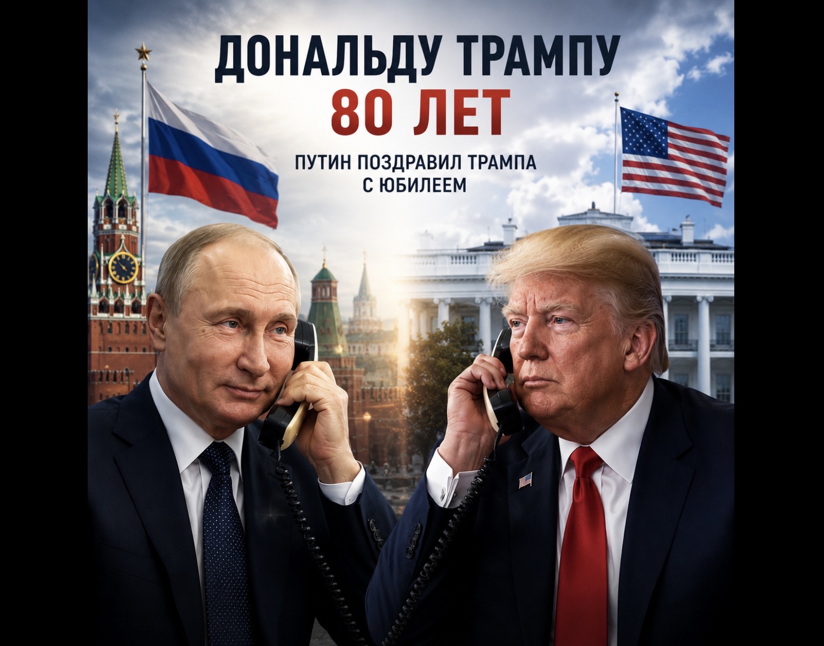 Юбилей. Дональду Трампу 80